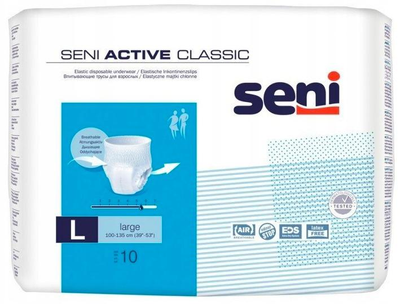 Урологічні трусики Seni Active Classic L 10 шт (5900516695903)