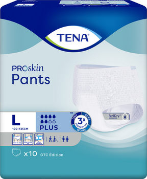 Урологічні трусики Tena Pants ProSkin Plus L 10 шт (7322541063935)