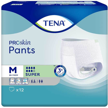Урологічні трусики Tena Pants ProSkin Super M 12 шт (7322541140001)