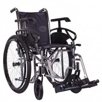Інвалідна коляска OSD MILLENIUM III сидіння 45 см хром (OSD-STC3-45)