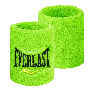 Напульсники спортивные махровые для тренировок бега баскетбола Everlast Fit 5755 2шт Green