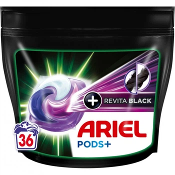 Капсули для прання Ariel Pods Все-в-1+Revitablack 36 шт. (8001090804204) (193585)