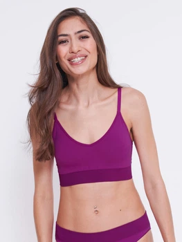 Бюстгальтер без косточек бесшовный Sloggi EVER Infused Multi Vit Bralette 10217727 XS Фиолетовый (7611358845453)