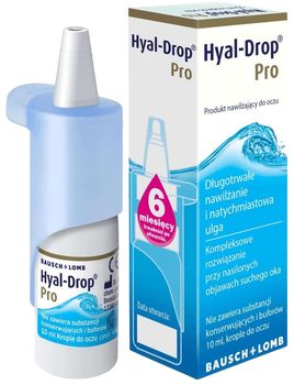 Капли для глаз Bausch & Lomb Hyal-Drop Pro 10 мл (4030571007005)
