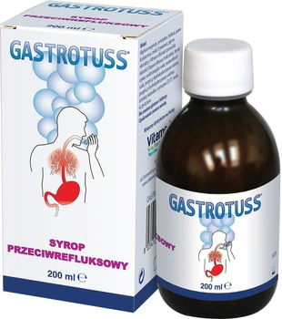 Антирефлюксный сироп Vitamed Gastrotuss 200 мл (8034125181025)