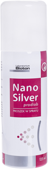 Порошковый спрей для заживления ран Bioton Nanosilver Prodiab 125 мл (8034135270887)
