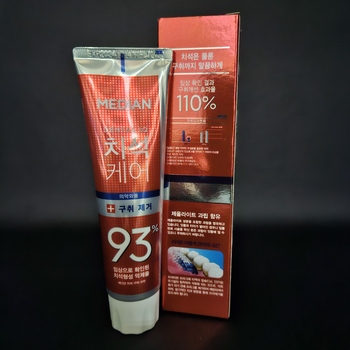 Зубная паста освежающая отбеливающая Median Dental IQ 93% Remove Bad Breath 120мл(красная упаковка)