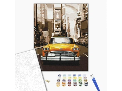 Картина по номерам Нью-Йоркское такси, Brushme (40х50 см), BS8241