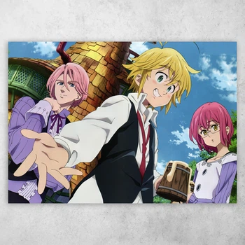 Плакат постер CupKit "Семь смертных грехов / The Seven Deadly Sins" №16 А3 42х29,7 см