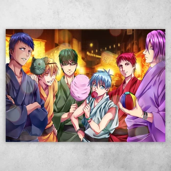 Плакат постер CupKit "Баскетбол Куроко / Kuroko no Basket" №46 А4 21х29,7 см