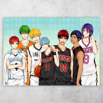 Плакат постер CupKit "Баскетбол Куроко / Kuroko no Basket" №9 А4 21х29,7 см