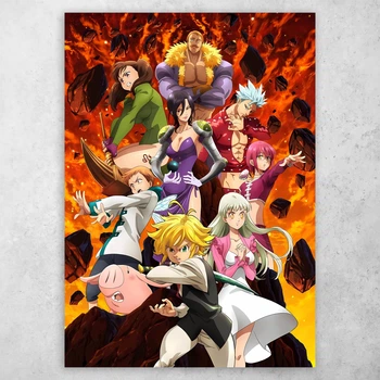 Плакат постер CupKit "Семь смертных грехов / The Seven Deadly Sins" №17 А4 21х29,7 см