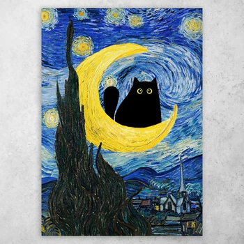 Плакат постер CupKit "Коты" №2 А4 21х29,7 см