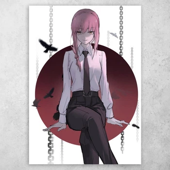 Плакат постер CupKit "Человек-бензопила / Chainsaw Man" №37 А4 21х29,7 см