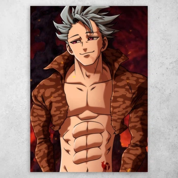 Плакат постер CupKit "Семь смертных грехов / The Seven Deadly Sins" №37 А4 21х29,7 см