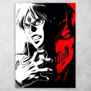 Плакат постер CupKit "Атака титанов / Attack on Titan" №44 А4 21х29,7 см
