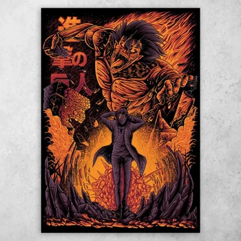 Плакат постер CupKit "Атака титанов / Attack on Titan" №3 А4 21х29,7 см
