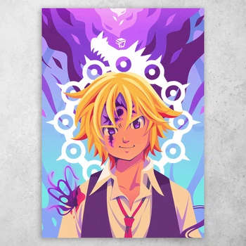 Плакат постер CupKit "Семь смертных грехов / The Seven Deadly Sins" №29 А3 42х29,7 см