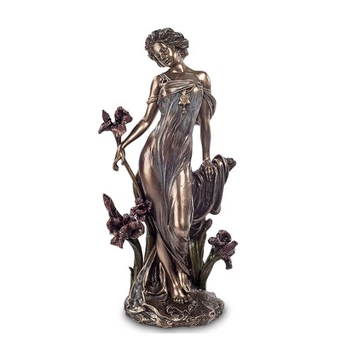 Cтатуэтка коллекционная Дама Alphonse Mucha 26cm
