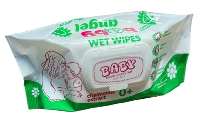Вологі серветки з клапаном Baby 120 шт