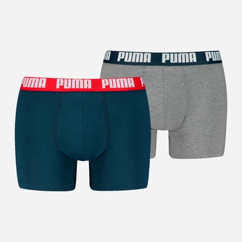Набір трусів шортів чоловічих Puma Men Everyday Basic Boxer 2P 93832005 M 2 шт Sailor Blue/Grey Melange (8720245556088)