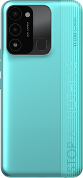 Smartfon Tecno Spark 8C (KG5k) 4/128GB 2SIM Turquoise Cyan (4895180777929)