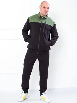 Спортивный костюм мужской Носи своє 8250-057 42 Хаки (p-7812-69946)