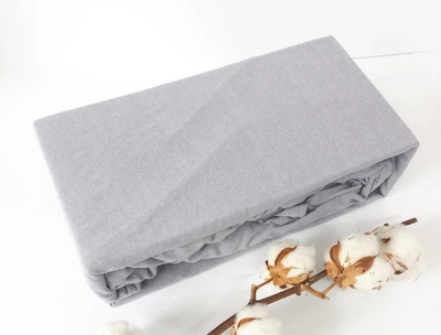 Простирадло на резинці АЕ 160x200 Light Grey