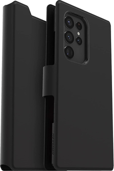 Чохол-книжка Otterbox Strada Via для Samsung Galaxy S22 Ultra Black (840104297636)