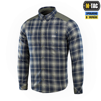 Рубашка Shirt Redneck Olive/Navy M/L M-Tac Blue
