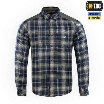 Рубашка Shirt Redneck Olive/Navy M/L M-Tac Blue