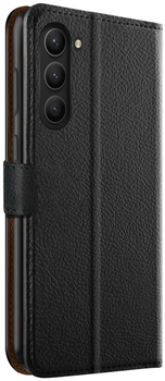 Etui z klapką Xqisit NP Slim Wallet Selection Anti Bac do Samsung Galaxy S23+ Black (4029948606361)