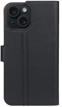 Чохол-книжка Xqisit NP Slim Wallet Selection Anti Bac для Apple iPhone 15 Plus Black (4029948227627)