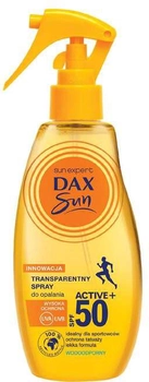Spray przeciwsłoneczny Dax Sun Transparent Active SPF 50 200 ml (5900525077714)