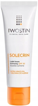 Сонцезахисний крем Iwostin Solecrin Lucidin SPF 30 50 мл (5902502175628)