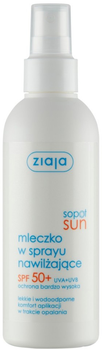 Mleczko-spray do opalania Ziaja Sopot Sun Moisturizing SPF 50+ 170 ml (5901887034360)