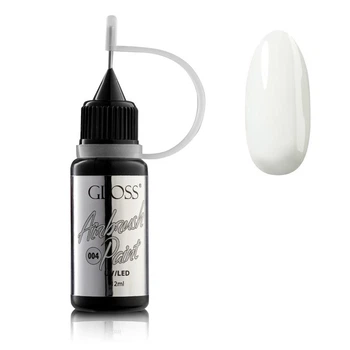 Краска для аэрографа Gloss Company Airbrush Paint 004 светло-молочный 12 мл