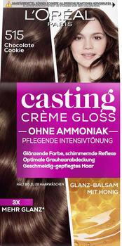 Krem farba do włosów L'Oreal Paris Casting Creme Gloss 515 Chocolate Cookie 120 ml (3600520982557)
