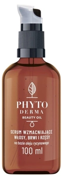 Сироватка для зміцнення волосся брів і вій Phytopharm Kleka Phytoderma Beauty 100 мл (5903473009639)