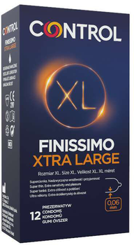 Prezerwatywy Control Finissimo Xtra Large 12 szt (8411134144850)