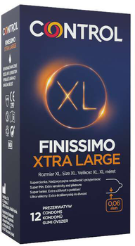 Презервативи Control Finissimo Xtra Large 12 шт (8411134144850)