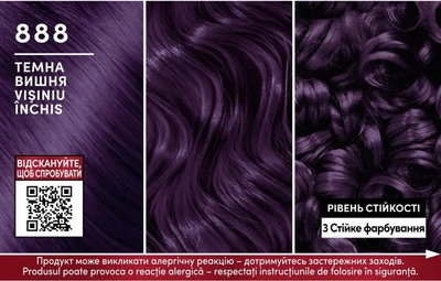 Krem farba do włosów Schwarzkopf Brillance Dunkle Kirsche 888 150 g (4015100441659)
