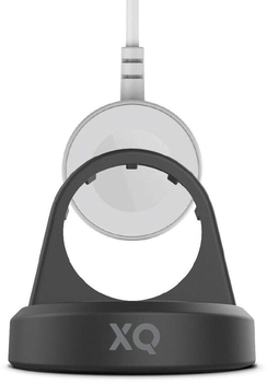 Бездротовий зарядний пристрій Xqisit NP Charging Cable для Apple Watch USB-C with Stand White (4029948221366)