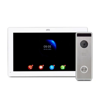 Комплект видеодомофона Atis AD-1070FHD/T White с поддержкой Tuya Smart и Tantos Triniti HD
