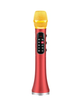 Беспроводной микрофон караоке MicMagic L-1098 DSP+TWS 30 Вт Красный