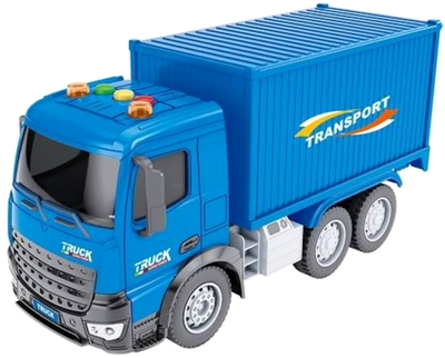 Ciężarówka Maksik z kontenerem Niebieski (6920178893768)