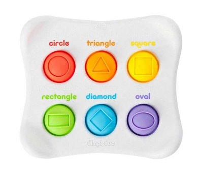 Сенсорна розвиваюча іграшка Fat Brain Toys Dimpl Duo F208EN Колір Форма Брайль
