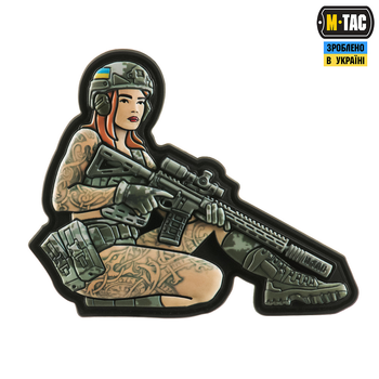 Нашивка M-Tac Tactical girl №2 Skandinavik PVC MM14