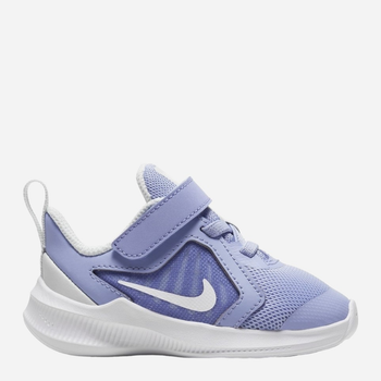 Buty sportowe dziecięce dla dziewczynki na rzepy Nike Downshifter 10 (TDV) CJ2068-500 21 Fioletowe (194272509962)