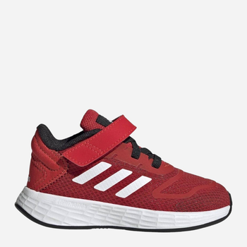 Buty sportowe dziecięce dla dziewczynki na rzepy Adidas Duramo 10 El I GW8756 20 Czerwone (4065418479950)
